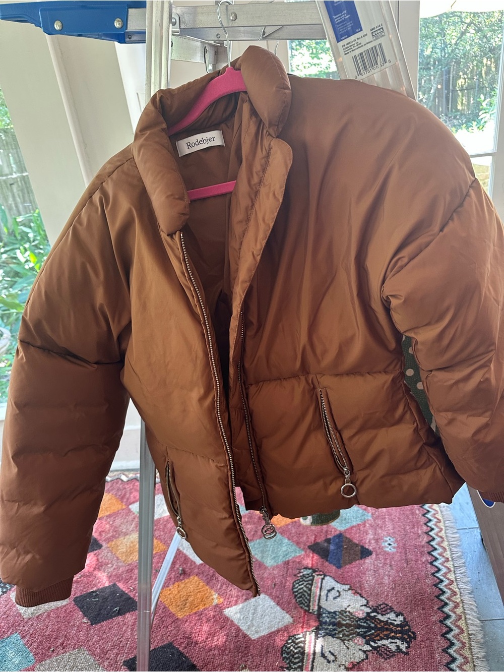 Rodebjer Brown Puffer Ski Jacket